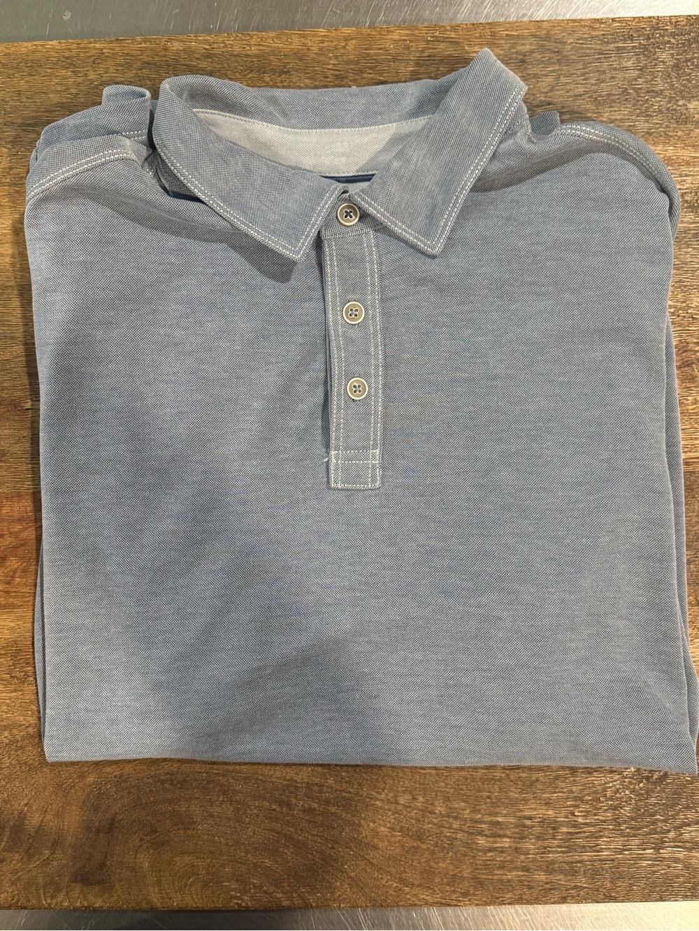 Tommy Bahama Slate Blue Short-Sleeve Polo